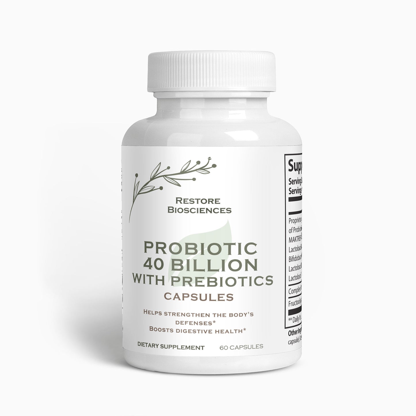 Probiotic 40 Billion with Prebiotics