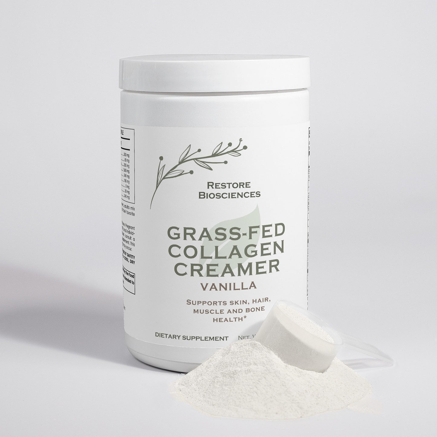 Grass-Fed Collagen Creamer (Vanilla)