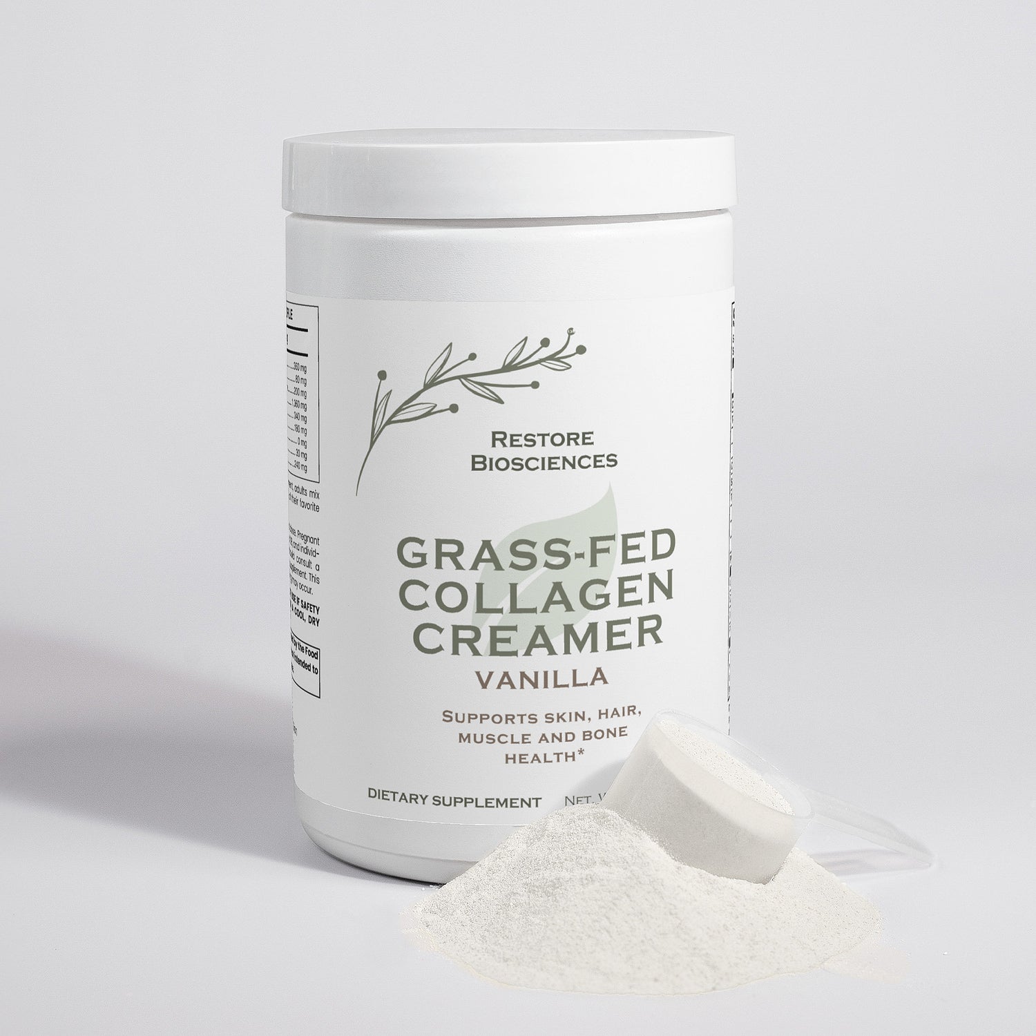 Grass-Fed Collagen Creamer (Vanilla)